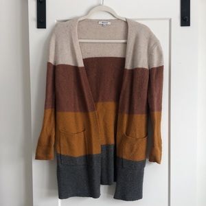 Madewell Tricolor Cardigan XXS